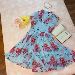 Hell Bunny Retro 50’s Dress size M